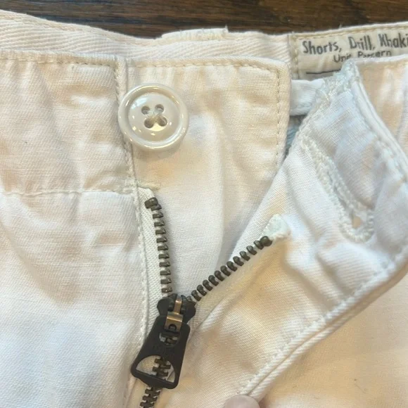 Polo Ralph Lauren Classic Cargo Shorts Khakis White/Relaxed Fit Size 31 - Picture 8 of 16